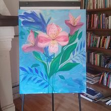 Mi Proyecto del curso: Pintura botánica con acrílico. Ilustração tradicional projeto de Ro Manzano - 30.08.2019