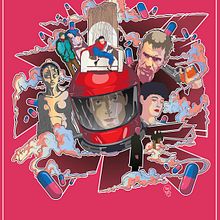 Ilustración para cartel | Ciclo de cine, Visitas del Mañana. Un progetto di Illustrazione digitale di fivevad - 29.08.2019