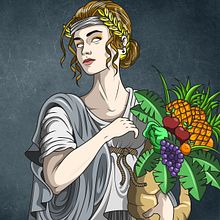 Némesis . % Lemoon Artist tarafından hazırlanan Karakter Tasarımı, Vektör İllüstras, Ve onu projesi - 08.30.2019