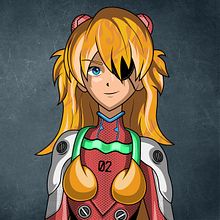 Azuka Langley . % Lemoon Artist tarafından hazırlanan Karakter Tasarımı, Vektör İllüstras, Ve onu projesi - 08.30.2019