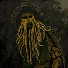  Davy Jones. Traditional illustration, and Digital Illustration project by Kevin C. Sepúlveda Márquez - 08.31.2019