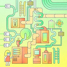 Ilustración biográfica de Donna Strickland,  ganadora del Premio Nobel de Física. Digital Illustration, Children's Illustration, and Vector Illustration project by Brenda Battaglia - 09.04.2019