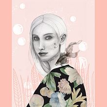 Mi Proyecto del curso: Retrato con lápiz, técnicas de color y Photoshop. Un proyecto de Bellas Artes, Ilustración tradicional, Ilustración digital y Retoque fotográfico de pat mendo - 29.09.2019