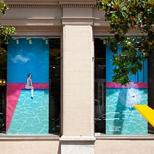 Splash! -> DM Òptics. Een project van Borduurwerk,  Art direction,  Ontwerp, Interieurontwerp y  Scenografie van Señorita Lylo - 01.09.2019