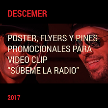 POSTER "SÚBEME LA RADIO". Design, Poster Design, and Graphic Design project by Alejandro Cervantes - 03.10.2017