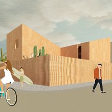 Mi Proyecto del curso: Representación gráfica de proyectos arquitectónicos. 3D Animation, Architecture, Digital Architecture, Interior Architecture, Sketching, Collage, Drawing, Design, Traditional illustration, and Digital Illustration project by Gustavo Mendez Garcia - 09.02.2019