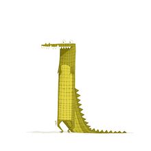 Crocodile . Character Animation, Character Design, Traditional illustration, and Digital Illustration project by Viv Campbell - 09.02.2019