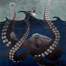 sea nightmare. Un proyecto de Ilustración vectorial de gerardo sotillo - 29.08.2019