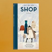 Portadas para SHOP Magazine. Un proyecto de Ilustración digital, Diseño editorial e Ilustración tradicional de Carla Lucena - 01.05.2018