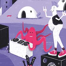 Festival espacial MDI 2019. Traditional illustration, Digital Illustration, and Children's Illustration project by Lucia Serrat - 06.09.2019