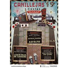 Cartel - Fiestas del barrio de Canillejas 2019 - Madrid. Un proyecto de Collage, Diseño, Diseño de carteles, Eventos, Publicidad y Retoque fotográfico de Vanesa Campanón Herrera - 03.04.2019