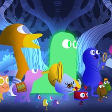 Desfile. 2D Animation project by Elisa H. Celis - 08.03.2019