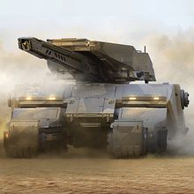 FULGORA-20 Concept Tank. 3D, Concept Art, Creativit, and Video Games project by Juan Novelletto - 09.03.2017