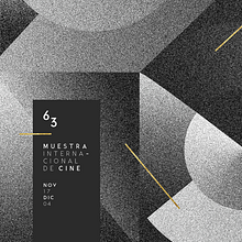 63 Muestra Internacional de Cine . Pencitraan Merek, Identitas, Arahan Seni, Desain Poster, Desain Editorial, Dan Desain Grafis proyek oleh Jorge Mares - 11.17.2017