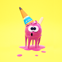 ESTRANGER ICE CREAM. Un proyecto de 3D de Zehh Castro - 03.09.2019