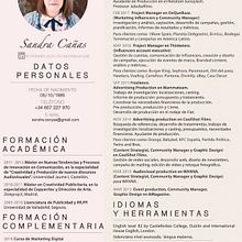 Curriculum. Un proyecto de Diseño editorial de Sandra Cañas Ocaña - 03.09.2019