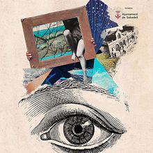 Collage para la edición del 2019 Festival Indocumentari. Film, Film, Video, TV, Collage, Design, and Poster Design project by Helena Torrent - 09.03.2019