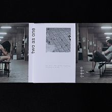 two as one — Fanzine fotográfico. Cop, writing, Creativit, Art Direction, Design, Product Design, Editorial Design, Graphic Design, Photograph, Fine-Art Photograph, and Design Management project by Rubén C. Martín - 07.13.2019