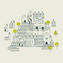 cartografía CDMX. Information Design, Traditional illustration, Digital Illustration & Infographics project by Brenda Battaglia - 09.04.2019