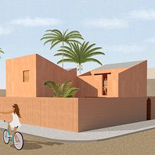 CASA DE FIN DE SEMANA. 3D, Architecture, Interior Architecture, and Digital Illustration project by mafer161194 - 09.04.2019