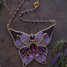 Collar Mariposa. Embroider project by Helena Krol - 09.05.2019