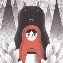 Una de Caperucita Ein Projekt aus dem Bereich Traditionelle Illustration, Digitale Illustration und Kinderillustration von Sólin Sekkur - 06.09.2019