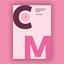 Cáncer de mama. Un proyecto de Diseño de carteles, Diseño editorial y Diseño gráfico de Guillermo Castañeda - 06.09.2019