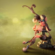 Nauvi el FAUNO  Creación de personajes: del 2D al 3D . Un progetto di 3D, Animazione 3D e Character design 3D di francisco Campos - 07.09.2019
