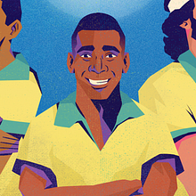 Brasileirao . Ilustrație tradițională & Ilustrație digitală de David Flores - 09.08.2019