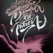 Serigrafías. Calligraph, Collage, Concept Art, Design, Graphic Design, Printing, and Screen Printing project by TECK24 - 09.08.2019