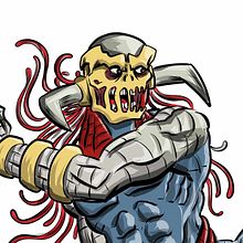 Death's Head. Comic project by Marce Parra - 09.08.2019