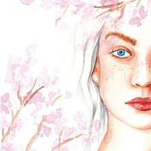Mi Proyecto del curso: Retrato ilustrado en acuarela. Un projet de Aquarelle , et Retouche photographique de Verónica Gallardo - 08.09.2019