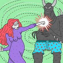 Ilustraciones cuadradas 1. Een project van Digitale illustratie van Rita Booh - 08.09.2019