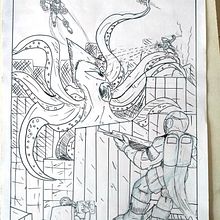 Meu projeto do curso: Desenho a lápis para quadrinhos de super-heróis. Comic, and Pencil Drawing project by lucas.augusto012 - 09.08.2019