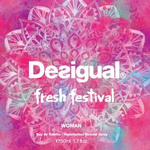 Packaging perfume Fresh Festival de Desigual©. Art Direction, and Packaging project by Comando Z : Packaging - Maquetación - Web - Ilustración - 08.08.2018