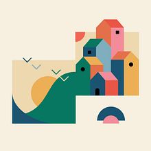 Semana de cine brasileño. Poster Design, Graphic Design, Digital Illustration, and Vector Illustration project by Denisse Beltrán - 06.10.2019