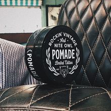 Rocki´n Vintage x Nite Owl Pomade . Br, ing & Identit project by Moisés Cordova - 09.09.2019