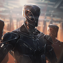 BLACK. 3D Character Design project by Antar Castro - 09.09.2019