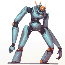 Ballhead Toon. Concept Art project by Antar Castro - 09.09.2019