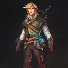 Link. Character Design project by Antar Castro - 09.09.2019