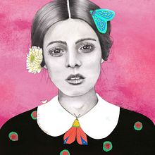 Mi Proyecto del curso: Retrato con lápiz, técnicas de color y Photoshop. Een project van  van Ana Duque - 09.09.2019