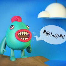 Mi Proyecto del curso: Introducción exprés al 3D: de cero a render con Cinema 4D. Un proyecto de 3D, Diseño de personajes 3D e Ilustración digital de SANTIAGO SÁNCHEZ SERRANO - 11.09.2019