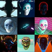 Mexicraneos: modelado y animación 3d para día de muertos. 3D, Animação 3D, e Modelagem 3D projeto de Azucena Castillo - 10.09.2019