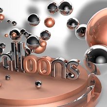 Balloons 3D. Un proyecto de 3D, Creatividad, Diseño, Diseño gráfico, Modelado 3D y Tipografía de Beatriz Pérez Matellanes - 09.09.2019