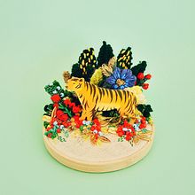 Bordado tridimensional Ein Projekt aus dem Bereich Bildende Künste, Stickerei, Collage, Kreativität, Kunstleitung, Design und Traditionelle Illustration von Josefina Jiménez - 10.09.2019