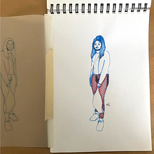 Blotted Line o Línea Manchada Ein Projekt aus dem Bereich Artistische Zeichnung von Aliza Morgenstern - 11.09.2019