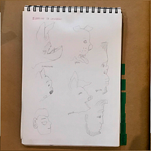 Dibujos de sombras. Sketching project by Aliza Morgenstern - 09.11.2019