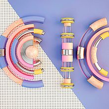R O C K. 3D, Direção de arte, Design, Design gráfico, Ilustração tradicional, Ilustração digital, e Modelagem 3D projeto de Jeison Barba - 11.09.2019