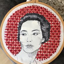 Mi Proyecto del curso: Creación de retratos bordados. Projekt z dziedziny  Haft użytkownika Karin Finkelstein - 12.09.2019