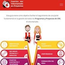 Guía Voluntariado 2019 - Cruz Roja Española. Web Development, and Web Design project by Estudio de diseño y comunicacion - 09.12.2019